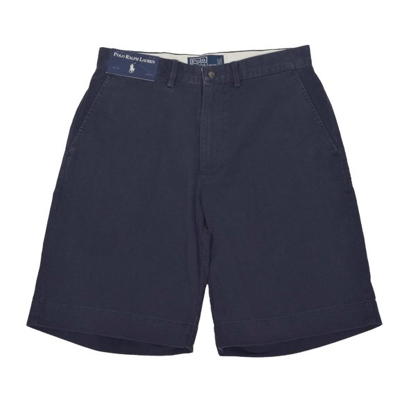 NEW Polo Ralph Lauren Prospect Shorts!  42  Weathered Navy  Flat Front  9 Inseam - Picture 1 of 2